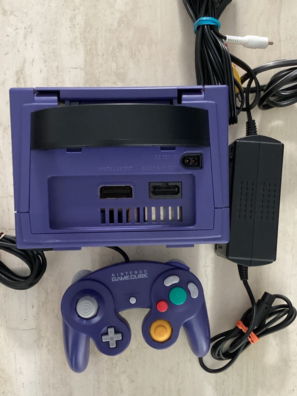 Nintendo GameCube Console and Controller Indigo OEM Working - Picture 6 of 16